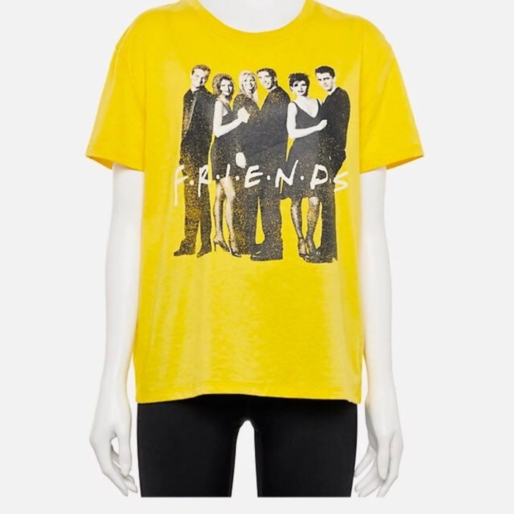 Friends yellow T-Shirt, NWT, juniors size Large